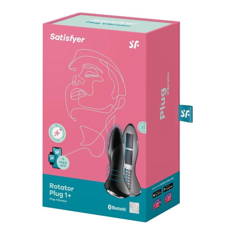Satisfyer Rotator Plug 1+ Black - Adult Toys