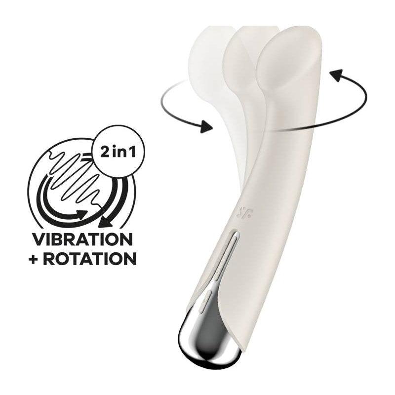 Satisfyer Spinning G - Spot 1 Beige - Adult Toys