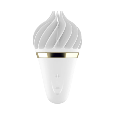 Satisfyer Sweet Treat White/Gold - Adult Toys