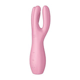 Satisfyer Threesome 3 Layon Vibrator Pink - Adult Toys