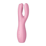 Satisfyer Threesome 3 Layon Vibrator Pink - Adult Toys