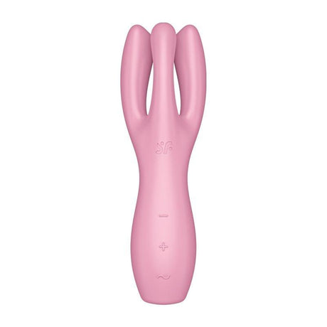 Satisfyer Threesome 3 Layon Vibrator Pink - Adult Toys