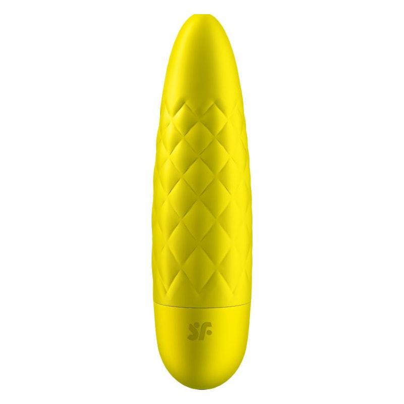 Satisfyer Ultra Power Bullet 5 – Yellow Silicone Rechargeable Vibrator - Adult Toys