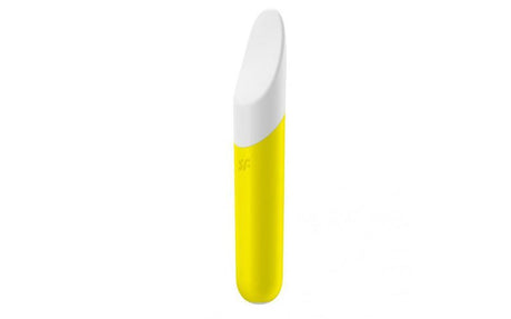 Satisfyer Ultra Power Bullet 7 – Waterproof Silicone Vibrator | Yellow - Adult Toys
