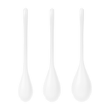 Satisfyer Yoni Power 1 Pelvic Floor Training Set | 3 Pc Silicone Balls - Adult Toys