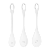 Satisfyer Yoni Power 1 Pelvic Floor Training Set | 3 Pc Silicone Balls - Adult Toys