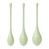 Satisfyer Yoni Power Balls 2 Green 3 Pc Set - Naughty by Nature Adult Store