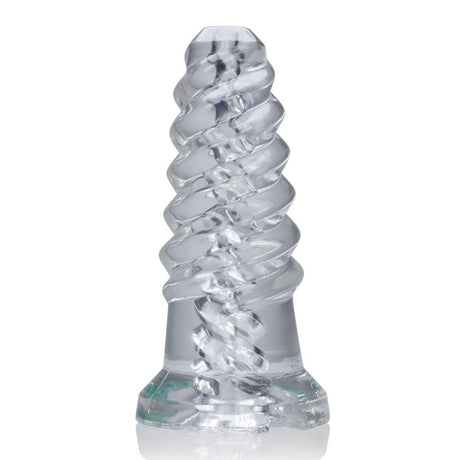 ScrewD Super Squish Corkscrew Jackoff Toy Clear - Naughty by Nature Adult Store