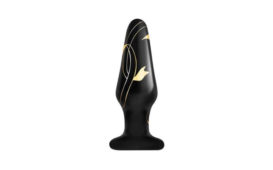 Secret Kisses Handblown Glass Plug 3.5in - Adult Toys