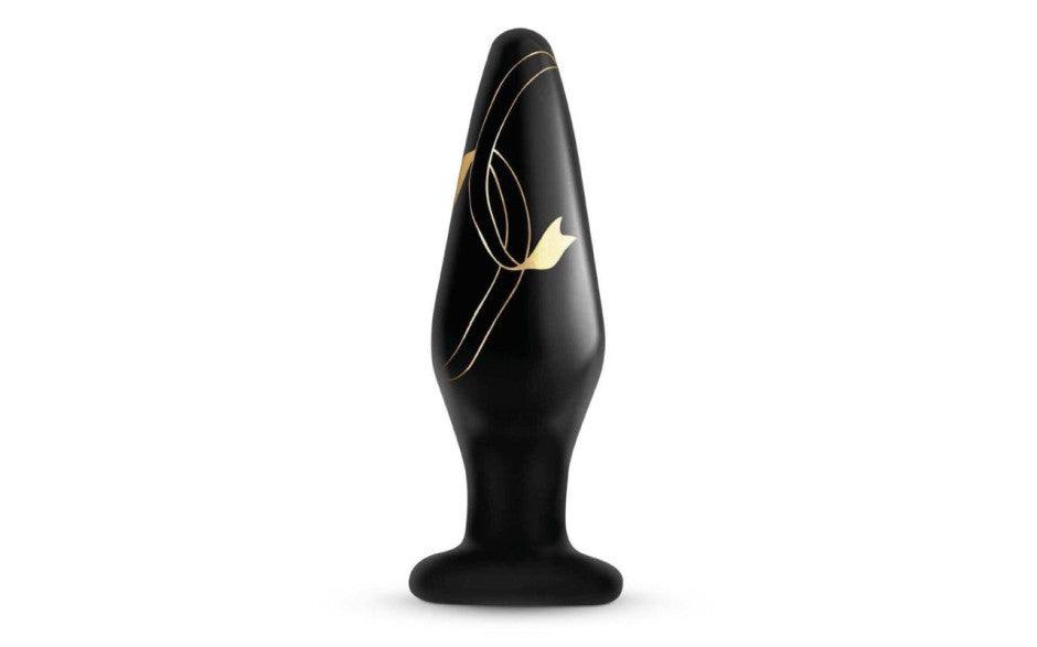 Secret Kisses Handblown Glass Plug 4.5in - Adult Toys