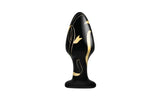 Secret Kisses Handblown Wide Glass Plug 4in - Naughty by Nature Adult Store