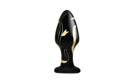 Secret Kisses Handblown Wide Glass Plug 4in - Naughty by Nature Adult Store