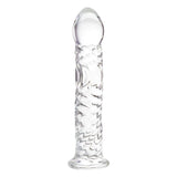 Sexus Glass Dildo Clear 16cm - Adult Toys