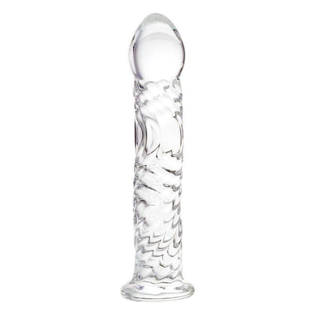 Sexus Glass Dildo Clear 16cm - Adult Toys
