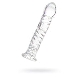 Sexus Glass Dildo Clear 16cm - Adult Toys