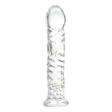 Sexus Glass Dildo Clear 16cm - Adult Toys