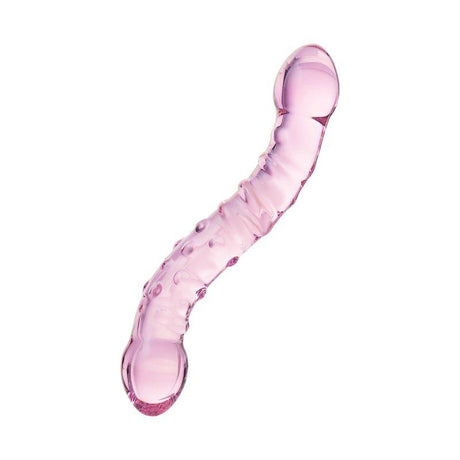 Sexus Glass Dildo - Pink 19.5cm Handcrafted Glass Adult Sex Toy - Adult Toys