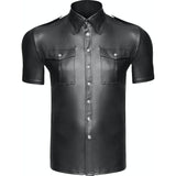 Sexy And Elegant Shirt With Front Pockets - Lingerie