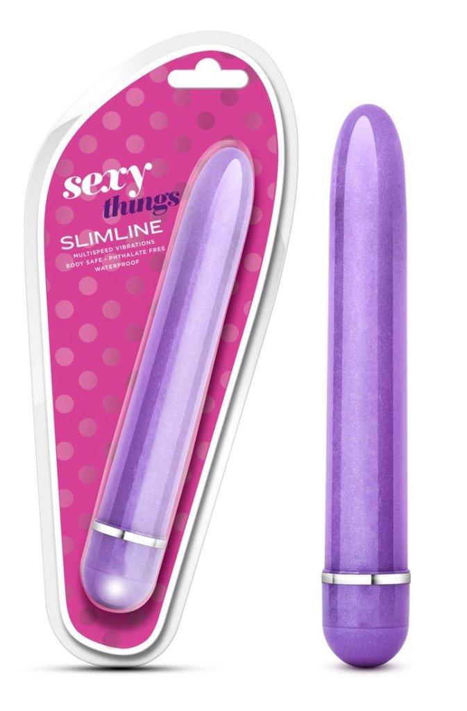 Sexy Things Slimline Vibe Purple - Adult Toys