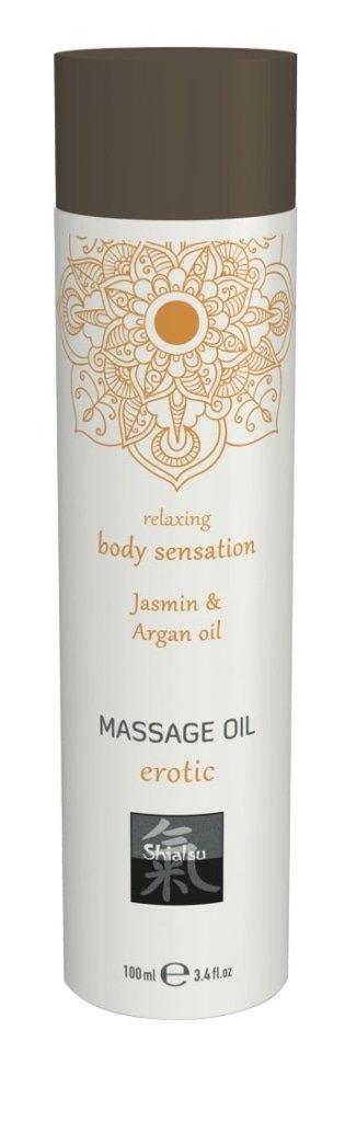 Shiatsu Erotic Massage Oil – Jasmin and Argan Oil Blend – 100ml - Lotions & Potions