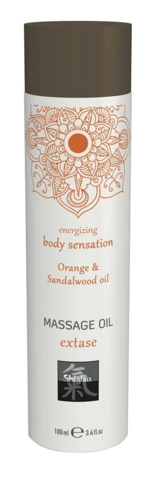 Shiatsu Massage Oil Extase Orange And Sandalwood Oil 100ml - Lotions & Potions