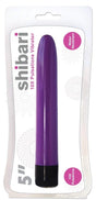 Shibari 10X Pulsations Vibrator 5in Purple - Adult Toys