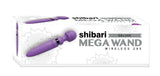 Shibari Deluxe Mega Wireless Wand Massager - 28X Purple Silicone - Adult Toys
