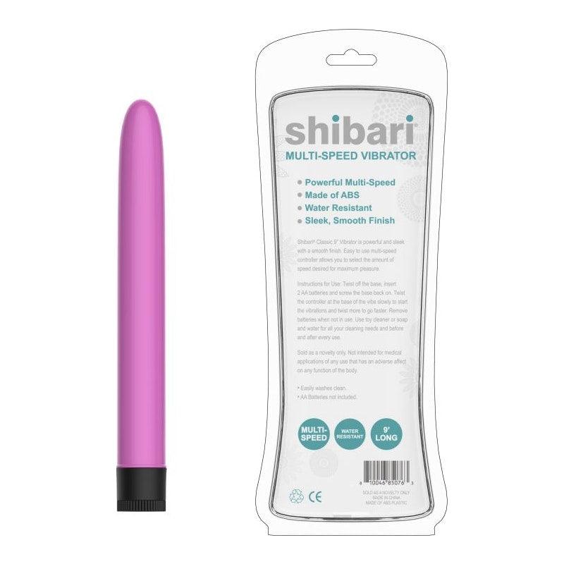 Shibari Multi - Speed Vibrator 9in Pink - Adult Toys