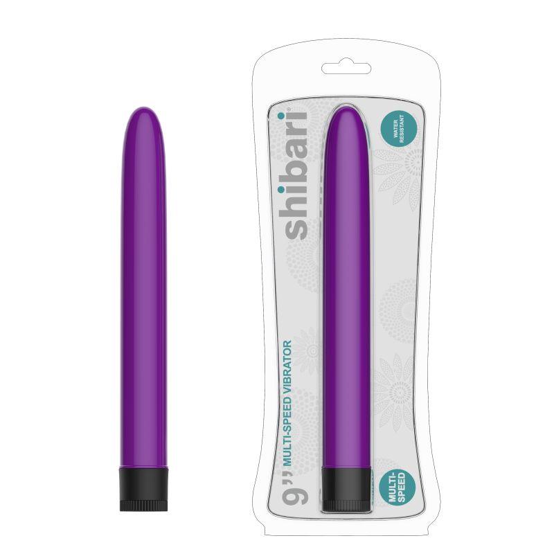 Shibari Multi - Speed Vibrator 9in Purple - Adult Toys
