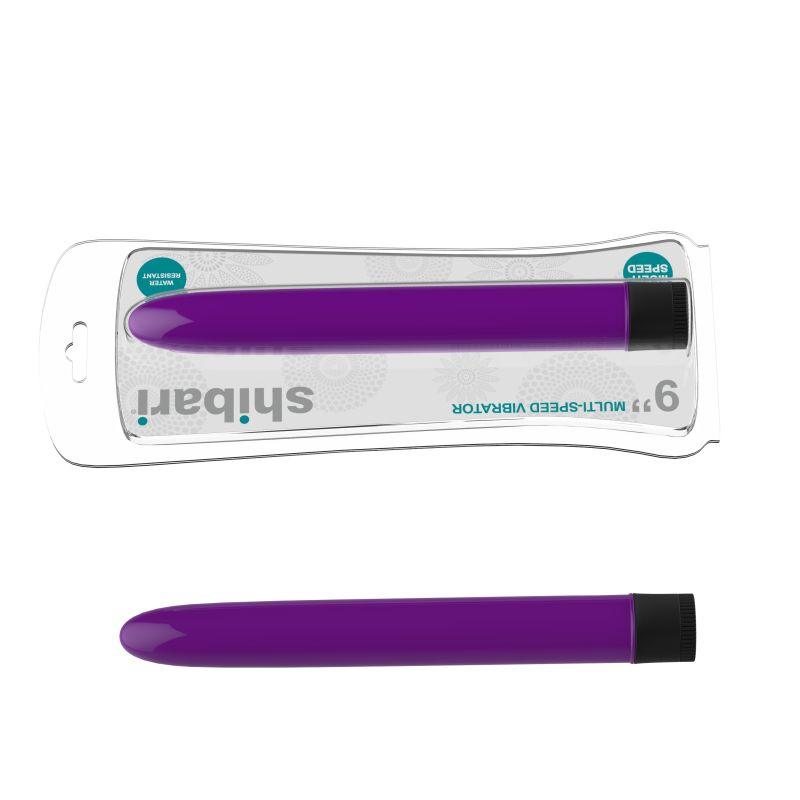Shibari Multi - Speed Vibrator 9in Purple - Adult Toys