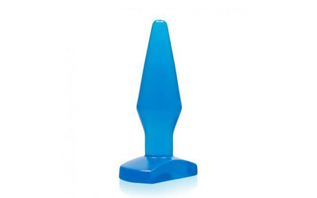 Si Novelties Bum Plug – Medium Blue Phthalate - Free PVC Anal Toy - Adult Toys
