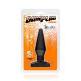 Si Novelties Medium Anal Butt Plug | Black Medical Grade Silicone - Adult Toys