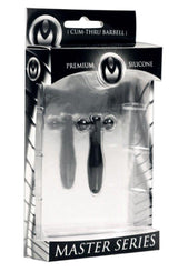 Silicone Cum - Thru Barbell Penis Plug - Adult Toys