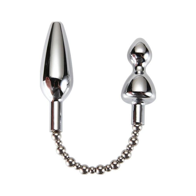 Silver Bullet Double Metal Plug - Adult Toys