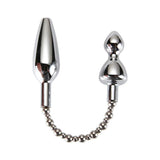 Silver Bullet Double Metal Plug - Adult Toys