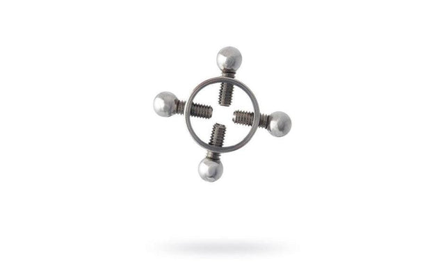 Silver Metal 2 Pc Nipple Clamps - Adult Toys