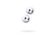Silver Metal 2 Pc Vaginal Balls 3cm - Adult Toys