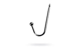 Silver Metal Anal Hook w Ball - Adult Toys
