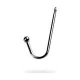 Silver Metal Anal Hook w Ball - Adult Toys