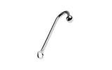 Silver Metal Anal Hook w Ball - Adult Toys