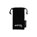 Silver Metal Anal Plug w Topaz Crystal Small - Adult Toys