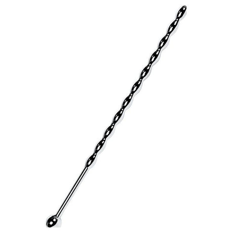 Silver Metal Braided Urethral Sound - Adult Toys