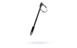 Silver Metal Urethral Plug w Ring - Adult Toys