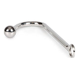 Sinner Metal Anal Bondage Hook with Ball – Temperature Play Tool - Adult Toys
