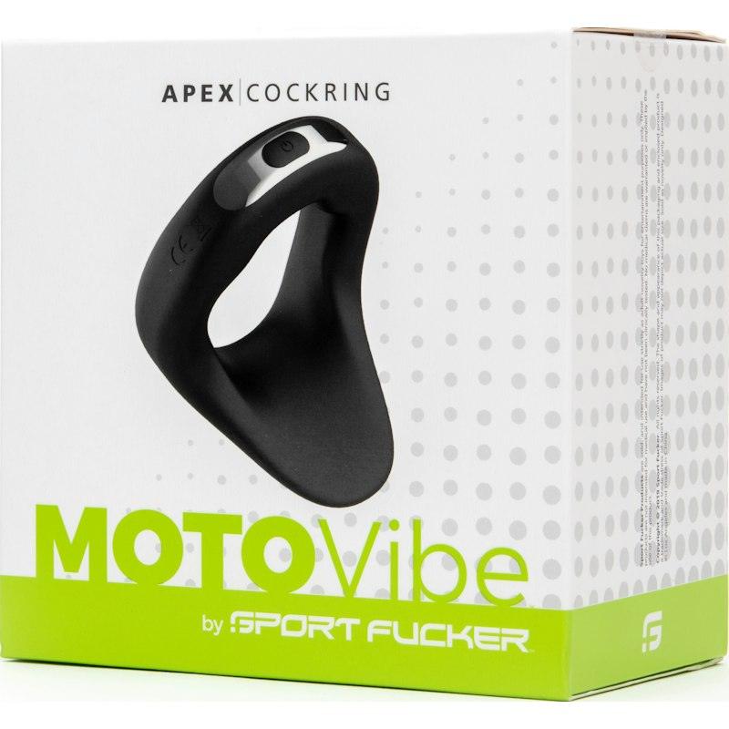 Sport Fucker MOTOVibe APEX Vibrating Cockring – Rechargeable Silicone - Adult Toys