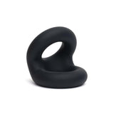 Sport Fucker Rugby Cock Ring – Black Silicone Performance Ring - Adult Toys
