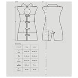 Stewardess Costume Grey 3 Pc - Lingerie