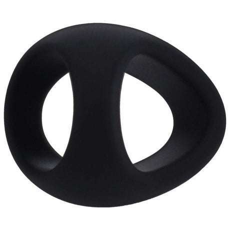 Stirrup Silicone Cock Ring Onyx - Adult Toys