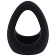 Stirrup Silicone Cock Ring Onyx - Adult Toys