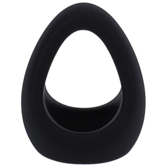 Stirrup Silicone Cock Ring Onyx - Adult Toys